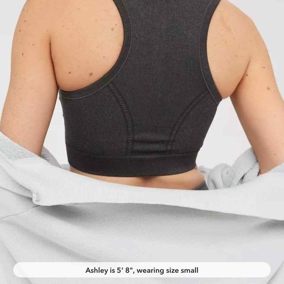 aerie OFFLINE Seamless Zip Front Sports Bra - Picture 4 of 12